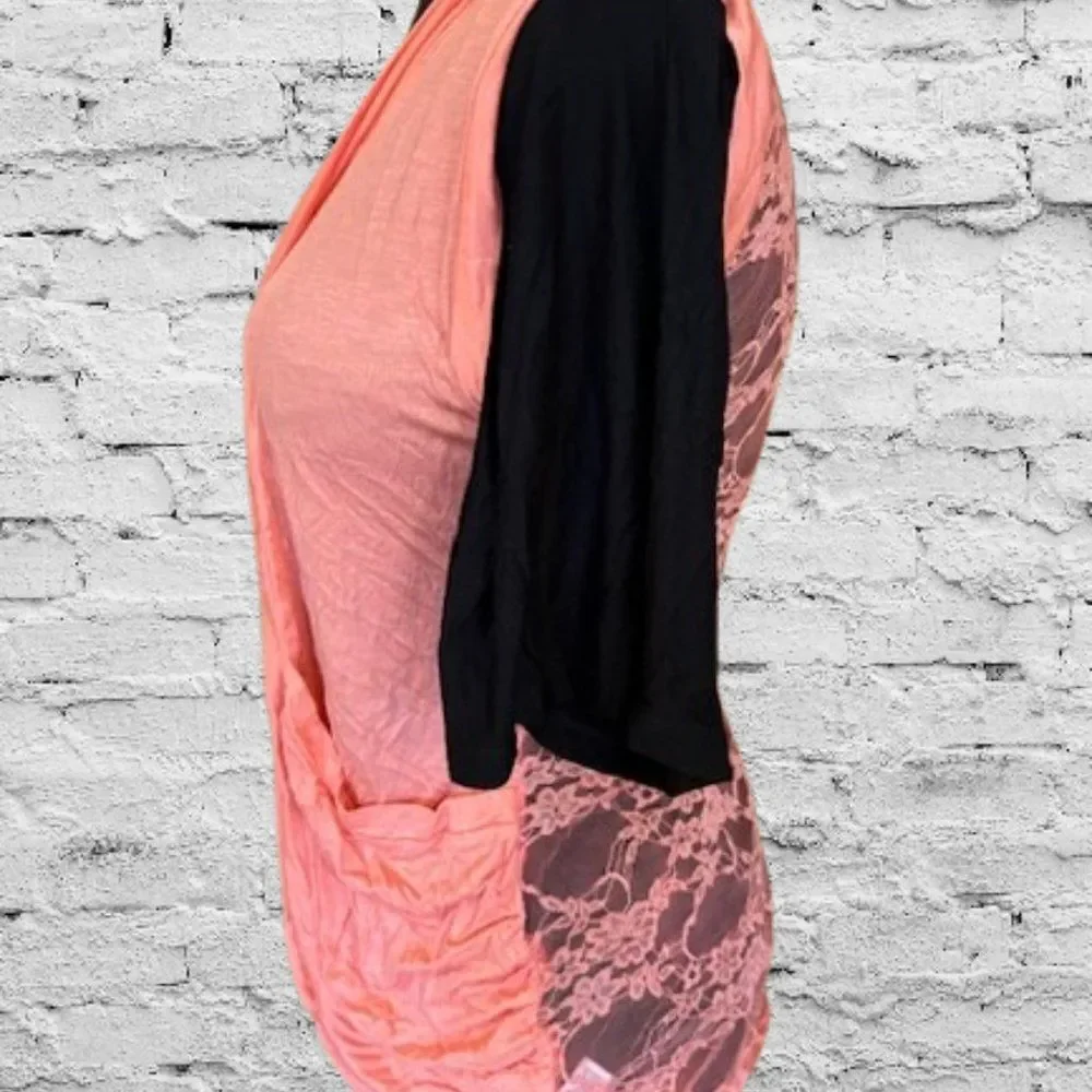 Zenana Outfitters coral lace